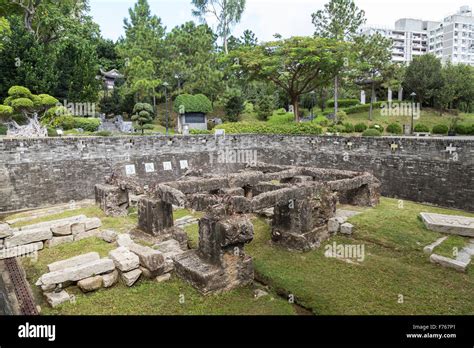 remnants of the south gate of kowloon walled city|Kowloon Walled City .